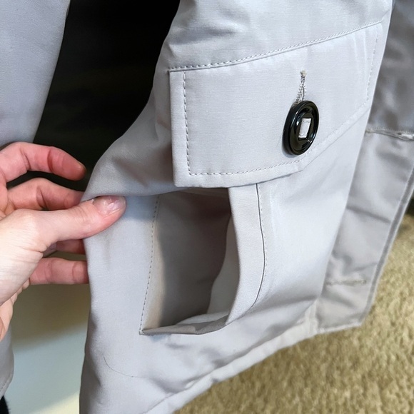 Canada Goose Rideau parka limestone 2XS new with tags - Picture 8 of 16